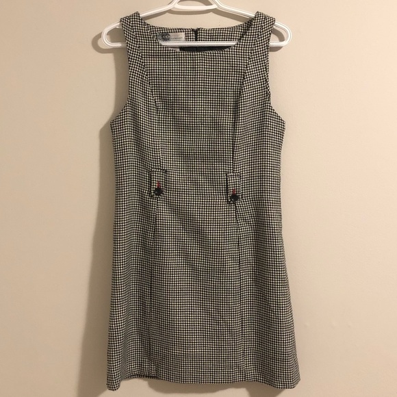 Vintage Point Zero houndstooth sleeveless dress - Picture 2 of 12